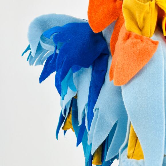 Cute Handmade Kids Felt Feather Chicken Bird Costume Dress - Picture 5 of 9